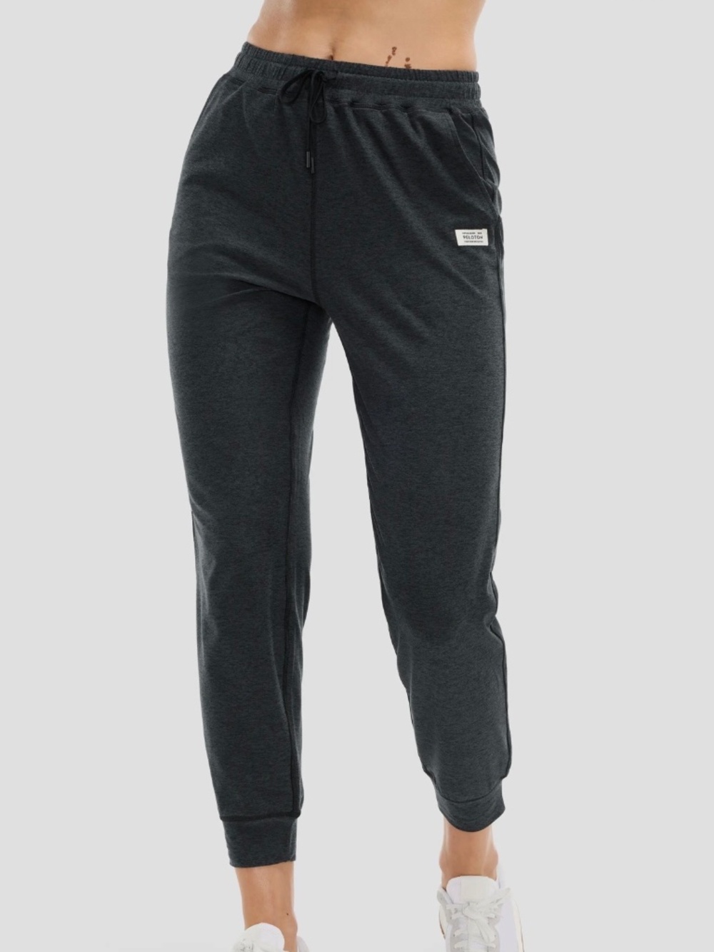 Peloton Dreamblend Classic Jogger Pants Charcoal Gray Lightweight Pockets Gym  M